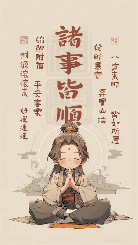 xhs-250098f6-05 好运祝福高清壁纸