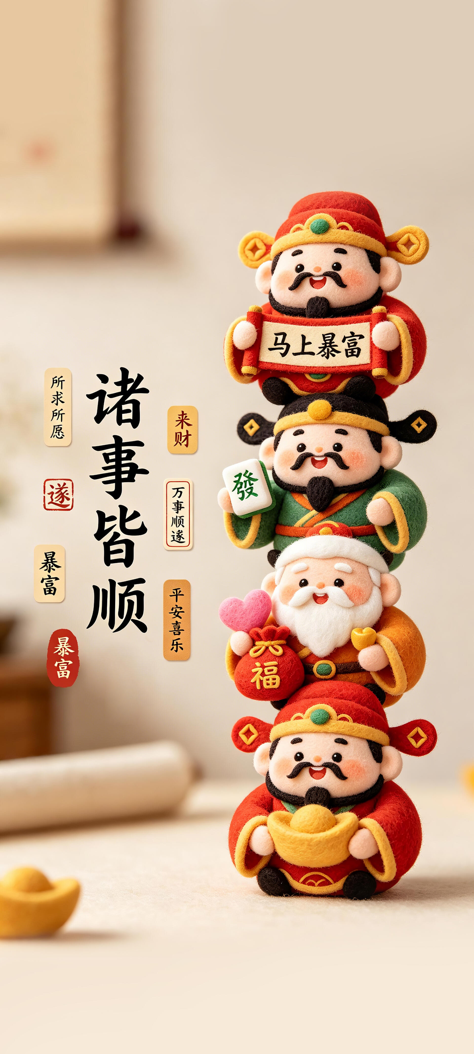ma-nian-01 好运祝福高清壁纸