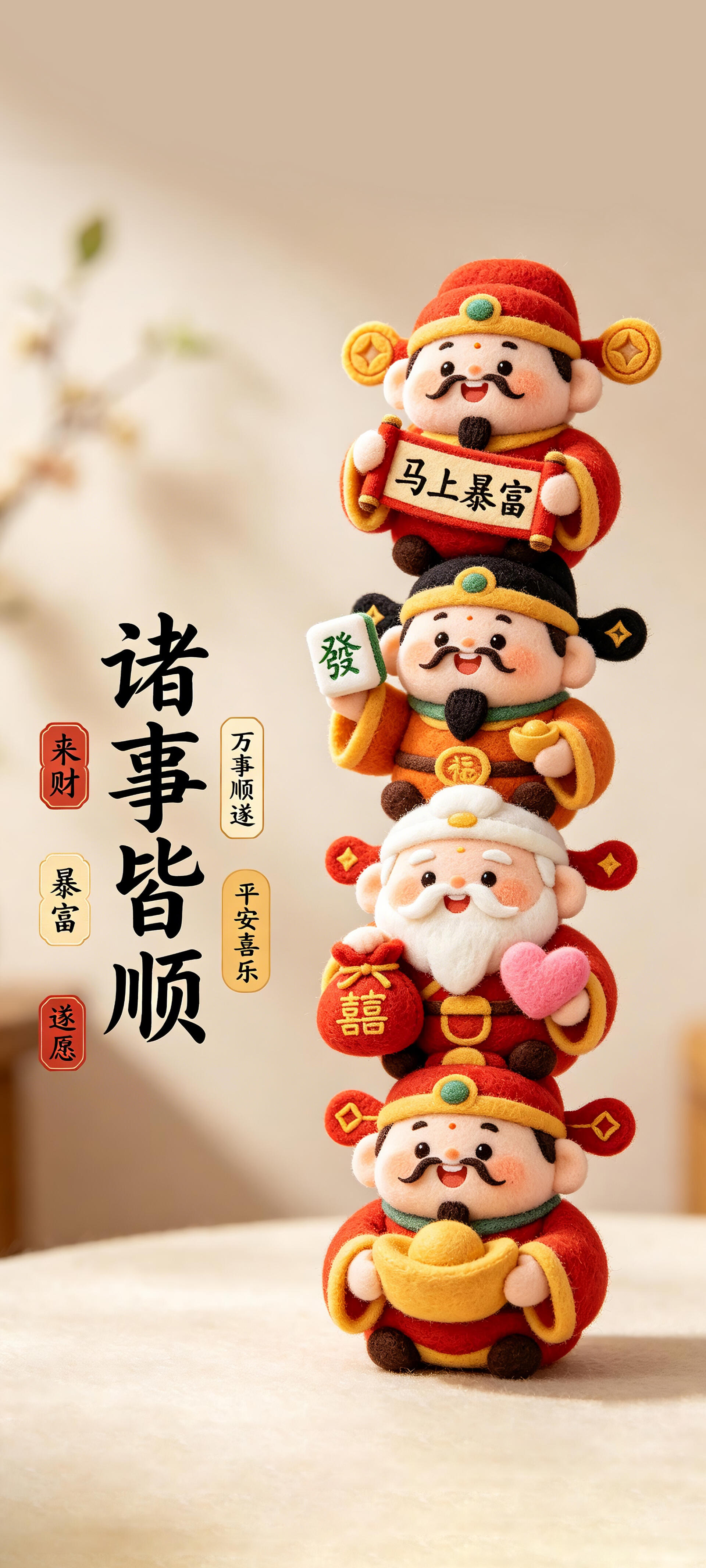 ma-nian-13 好运祝福高清壁纸