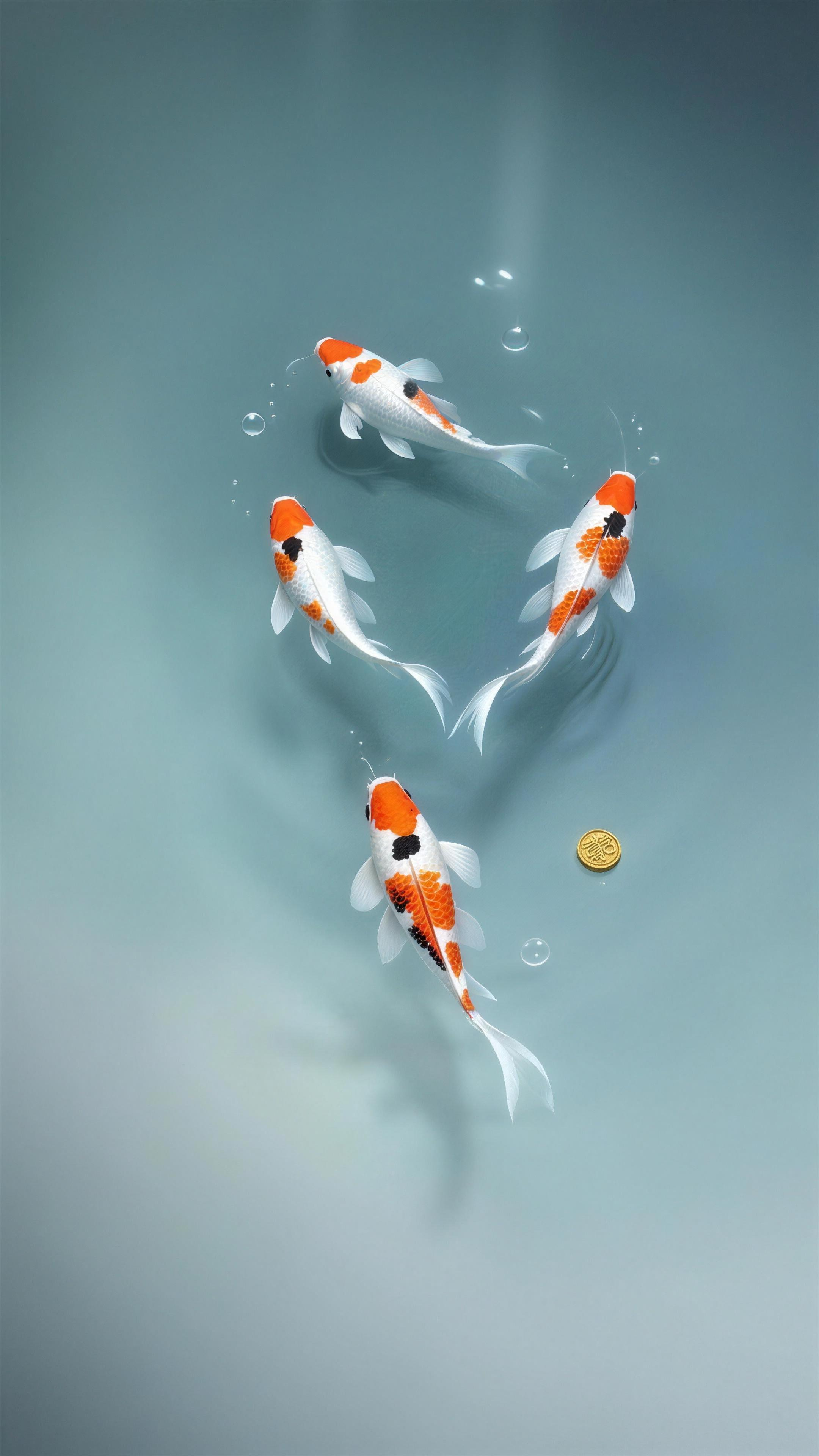 锦鲤-05 人物风景高清壁纸